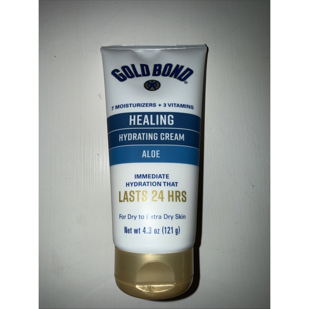 2 Gold Bond Healing/Hydrating Cream Aloe - Immediate Hydration 4.3 Oz. Dry Skin - Picture 3 of 4